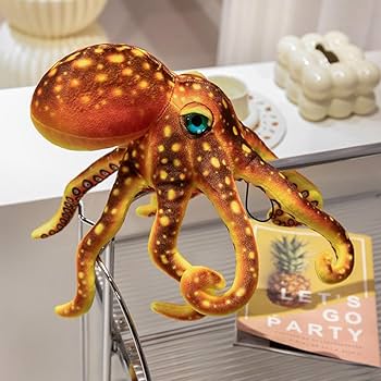 Amazon.co.jp: yousyu リアルタコ 蛸 可愛い章魚ぬいぐるみ たこ